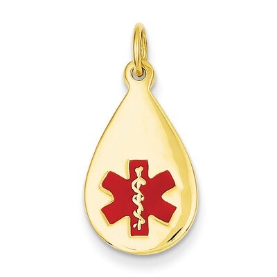 Medical Jewelry Pendant 14k Gold XM404, MPN: XM404, 883957139449