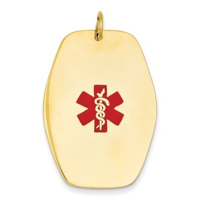 Medical Jewelry Pendant 14k Gold XM417, MPN: XM417, 883957139739