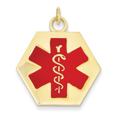 Medical Jewelry Pendant 14k Gold XM30, MPN: XM30, 883957131481