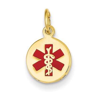 Medical Jewelry Pendant 14k Gold XM406, MPN: XM406, 883957139487