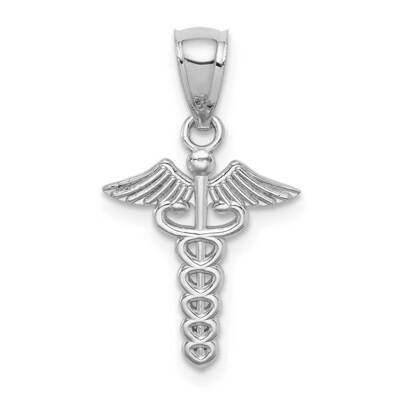 Medical Symbol Pendant 14k White Gold Polished D4617, MPN: D4617,