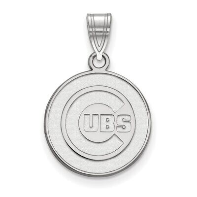 Chicago Cubs Medium Pendant 10k White Gold 1W003CUB, MPN: 1W003CUB, 886774770215