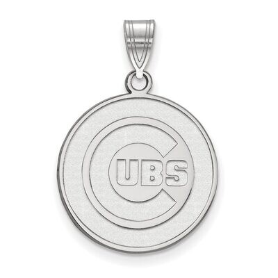 Chicago Cubs Large Pendant 10k White Gold 1W004CUB, MPN: 1W004CUB, 886774771779