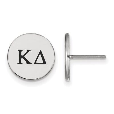 Kappa Delta Enameled Post Earrings Sterling Silver SS033KD, MPN: SS033KD, 886774606675