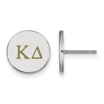 Kappa Delta Enameled Post Earrings Sterling Silver SS032KD, MPN: SS032KD, 886774606415