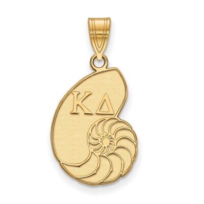 Kappa Delta Medium Pendant Gold-plated Silver GP036KD, MPN: GP036KD, 886774938110