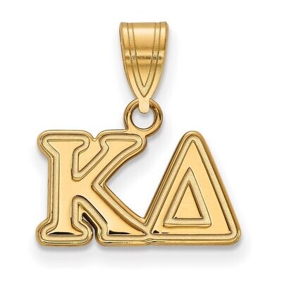 Kappa Delta Medium Pendant Gold-plated Silver GP003KD, MPN: GP003KD, 886774895628