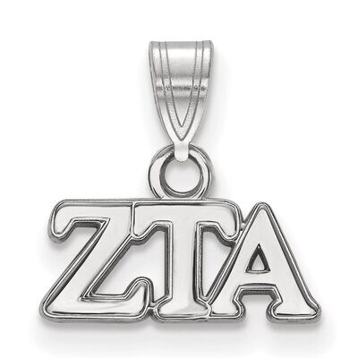 Zeta Tau Alpha Small Pendant Sterling Silver SS002ZTA, MPN: SS002ZTA, 886774598697