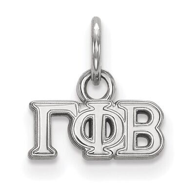 Gamma Phi Beta Extra Small Pendant Sterling Silver SS001GPB, MPN: SS001GPB, 886774598338