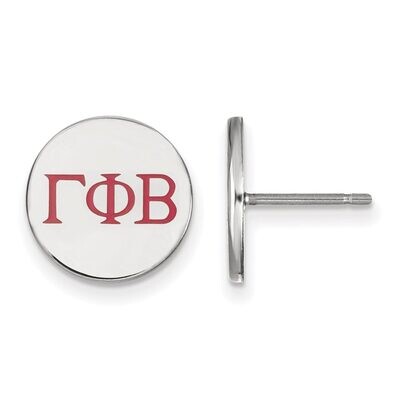 Gamma Phi Beta Enameled Post Earrings Sterling Silver SS032GPB, MPN: SS032GPB, 886774606392