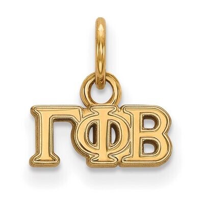 Gamma Phi Beta Extra Small Pendant Gold-plated Silver GP001GPB, MPN: GP001GPB, 886774889818