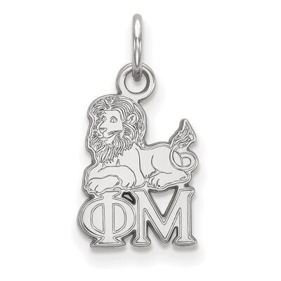 Phi Mu Extra Small Pendant Sterling Silver SS034PHM, MPN: SS034PHM, 886774606965