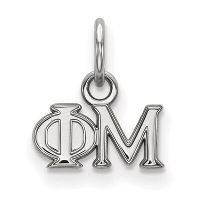 Phi Mu Extra Small Pendant Sterling Silver SS001PHM, MPN: SS001PHM, 886774598383