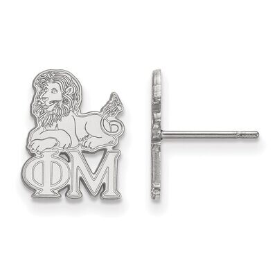Phi Mu Extra Small Post Earrings Sterling Silver SS038PHM, MPN: SS038PHM, 886774608006