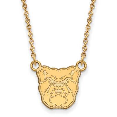 Butler University Small Pendant with Necklace Gold-plated Sterling Silver GP013BUT-18, MPN: GP013BU…
