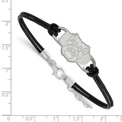 Butler University Small Center Leather Bracelet - Sterling Silver SS014BUT-7, MPN: SS014BUT-7, 1911…