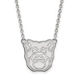 Butler University Large Pendant with Chain Necklace 10k White Gold 1W009BUT-18, MPN: 1W009BUT-18, 8…