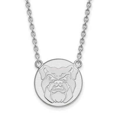 Butler University Large Pendant with Chain Necklace 14k White Gold 4W008BUT-18, MPN: 4W008BUT-18, 8…