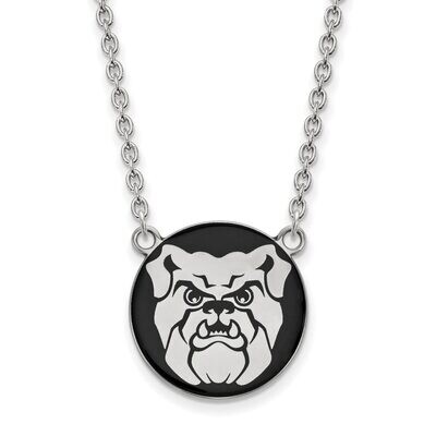 Butler University Enamel Large Pendant with Chain Necklace Sterling Silver SS010BUT-18, MPN: SS010B…