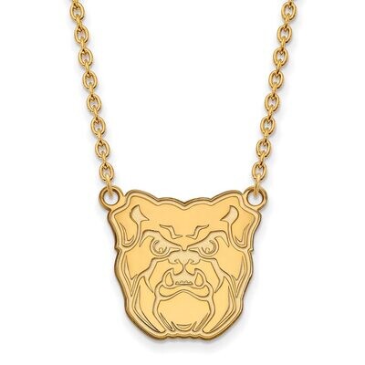 Butler University Large Pendant with Chain Necklace Gold-plated Silver GP009BUT-18, MPN: GP009BUT-1…