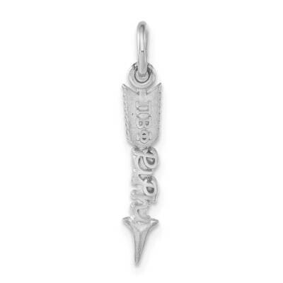 Pi Beta Phi Arrow Charm Sterling Silver PBP003-SS, MPN: PBP003-SS, 634401954893