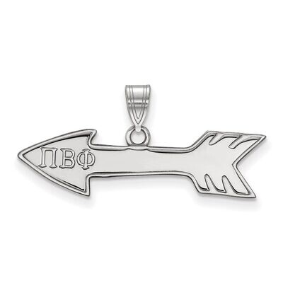 Pi Beta Phi Small Pendant Sterling Silver SS035PBP, MPN: SS035PBP, 886774607214