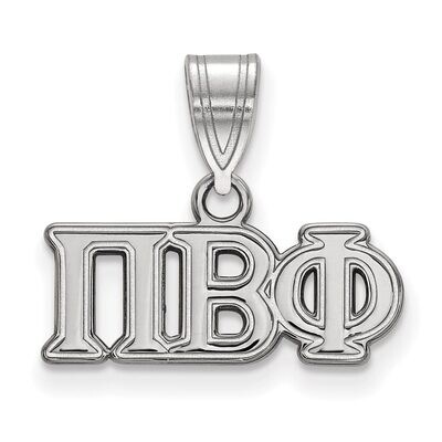Pi Beta Phi Medium Pendant Sterling Silver SS003PBP, MPN: SS003PBP, 886774598895
