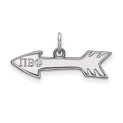 Pi Beta Phi Extra Small Pendant Sterling Silver SS034PBP, MPN: SS034PBP, 886774606958