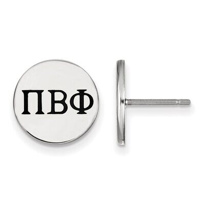 Pi Beta Phi Enameled Post Earrings Sterling Silver SS033PBP, MPN: SS033PBP, 886774606699