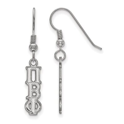 Pi Beta Phi Small Dangle Earrings Sterling Silver SS026PBP, MPN: SS026PBP, 886774604879
