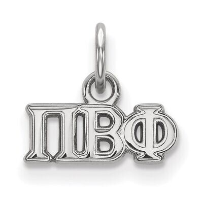 Pi Beta Phi Extra Small Pendant Sterling Silver SS001PBP, MPN: SS001PBP, 886774598376
