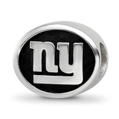 Enameled New York Giants NFL Bead Sterling Silver QRS3062, MPN: QRS3062, 191101787416