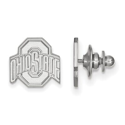 Ohio State University Lapel Pin 14k White Gold 4W011OSU, MPN: 4W011OSU, 886774838663