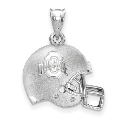 The Ohio State University Ohio State on Block O Athletic Mark 3D Foot Bead Sterling Silver SS505OSU…