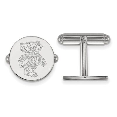 University of Wisconsin Cufflinks Sterling Silver SS052UWI, MPN: SS052UWI, 886774719214