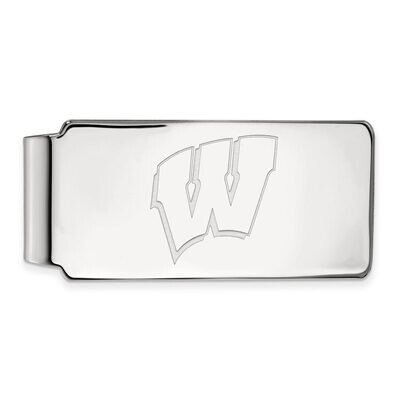 University of Wisconsin Money Clip Sterling Silver SS025UWI, MPN: SS025UWI, 886774719245