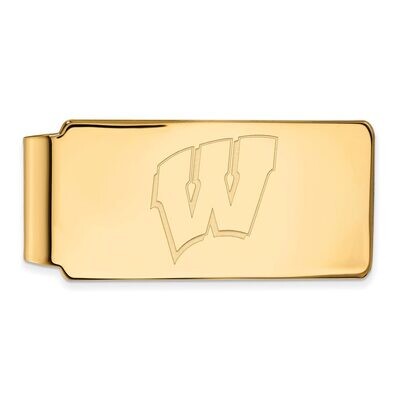 University of Wisconsin Money Clip 10k Yellow Gold 1Y025UWI, MPN: 1Y025UWI, 886774813578