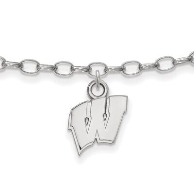 University of Wisconsin Anklet Sterling Silver SS030UWI, MPN: SS030UWI, 886774724478