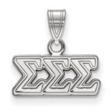 Sigma Sigma Sigma Small Pendant Sterling Silver SS002SSS, MPN: SS002SSS, 886774598673