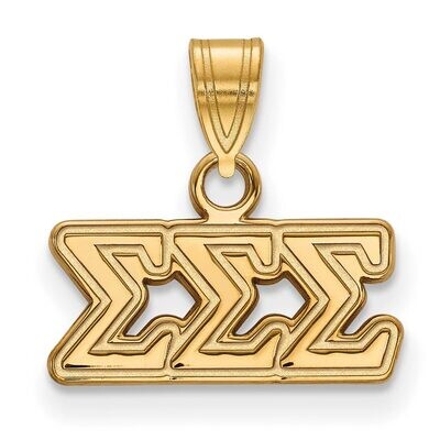 Sigma Sigma Sigma Small Pendant Gold-plated Silver GP002SSS, MPN: GP002SSS, 886774893587