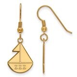 Sigma Sigma Sigma Medium Dangle Earrings Gold-plated Silver GP037SSS, MPN: GP037SSS, 886774938974