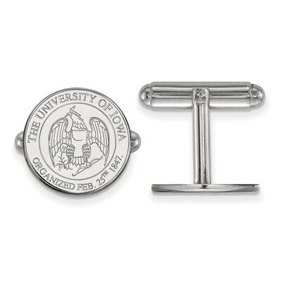 University of Iowa Crest Cufflinks Sterling Silver SS081UIA, MPN: SS081UIA, 886774708515