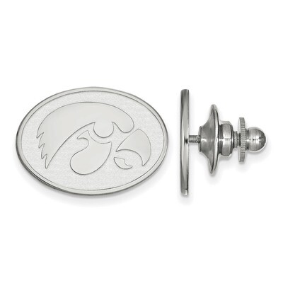 University of Iowa Lapel Pin 14k White Gold 4W052UIA, MPN: 4W052UIA, 886774851112