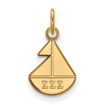 Sigma Sigma Sigma Extra Small Pendant Gold-plated Silver GP034SSS, MPN: GP034SSS, 886774936741