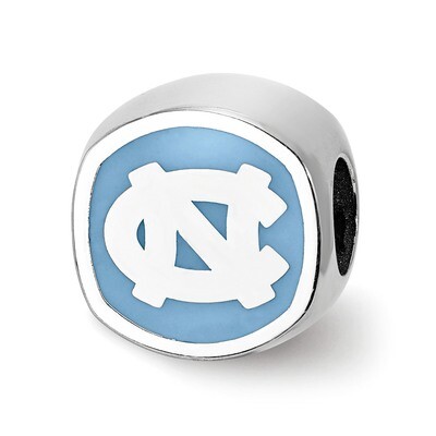 The University Of North Carolina Enameled Bead Sterling Silver SS501UNC, MPN: SS501UNC, 191101122750