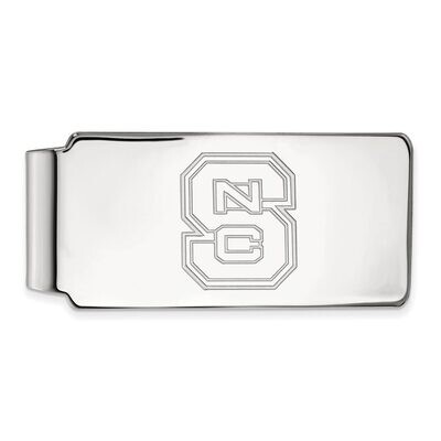 North Carolina State University Money Clip Sterling Silver SS025NCS, MPN: SS025NCS, 886774692586