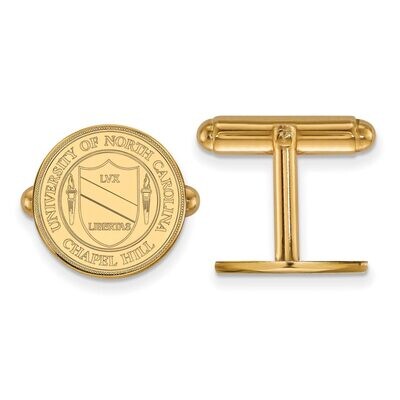 University of North Carolina Crest Cufflinks Gold-plated Silver GP060UNC, MPN: GP060UNC, 8867749508…