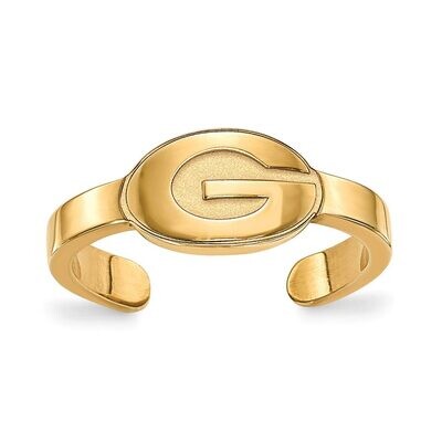 University of Georgia Toe Ring Gold-plated Silver GP029UGA, MPN: GP029UGA, 886774932958