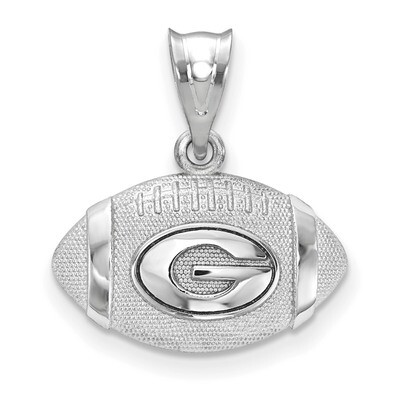 University Of Georgia Football Pendant Sterling Silver SS506UGA, MPN: SS506UGA, 634401004826