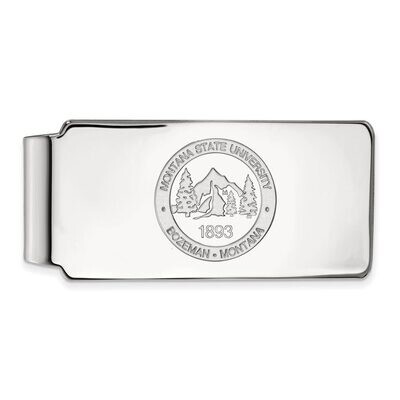 Montana State University Money Clip Crest Sterling Silver SS029MTU, MPN: SS029MTU, 886774691787